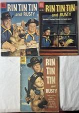 Lote de 3 libros Dell Comics Rin lata y oxidados #31/#32/#34 1960 baja calidad