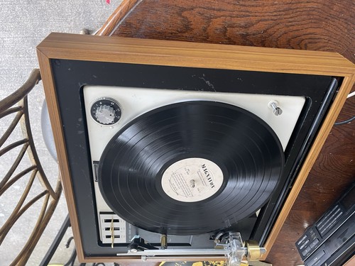 Vtg Garrard Zero 100 S Turntable Tested And Works  No Dust Cover.