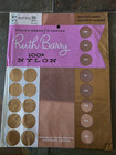 NIP Vtg Ruth Barry Seamless Micro Mesh Smart Beige Size 10 1/2 X 33