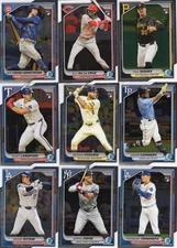 2024 Bowman Chrome Baseball 100 Card Base Set Skenes, Caminero, Elly Rookies