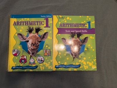 A Beka Arithmetic 1 First Edition Work-text And Test And Speed Drill Keys