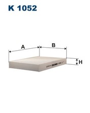 Filtre d'habitacle Nissan KUBISTAR