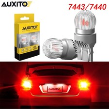 Red 7443 7440 Led Car Stop Brake Light Tail Lamp Backup Bulbs Parking 2800lm Hus Red 7443 7440 Led Car Stop Brake Light Tail Lamp Backup Bulbs Parking 2800lm Hus