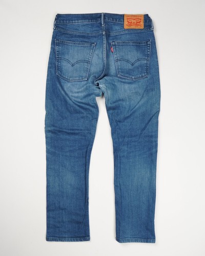 Levi's Herren 513 Slim Straight Fit Jeans W31 L29 (Etikett W31 L32) Blau - Bild 2 von 5