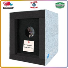 TroyStudio Portable Vocal Booth Microphone Isolation Shield Foldable Sound Box
