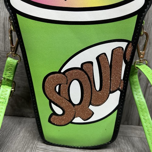 Typo 2017 3D Simpsons Squishee Cup Novelty Crossbody Purse Bag Lim Ed Used RARE - Picture 4 of 24