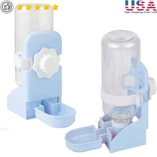 2Pcs Automatic Water Bottle Small Animals Rabbit Guinea Pig Feeder Dispenser New