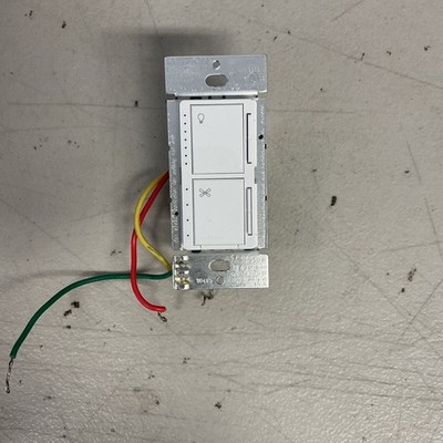 LOT OF 15 -Lutron Maestro Fan Control and Light Dimmer - White  - #9264 -USED