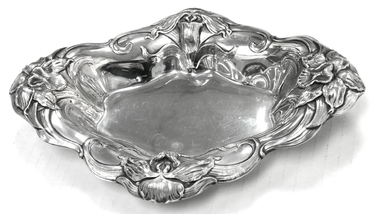 Reed & Barton Antique US Sterling Silver Bowls Les Six Fleur for