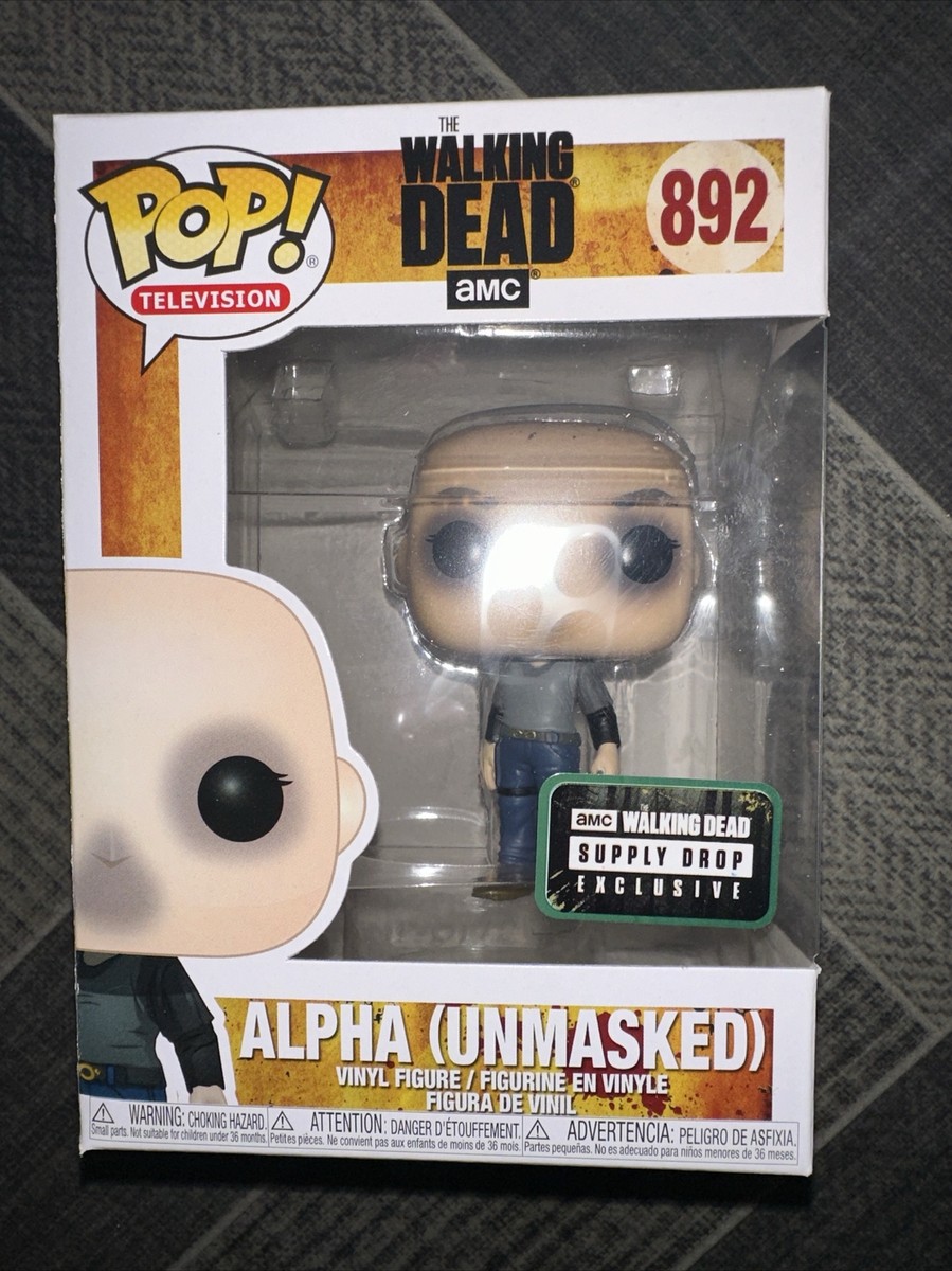 Funko Pop Alpha (Unmasked) 892 Supply Drop The Walking Dead