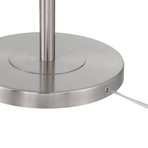 360 Lighting Shasta 62 1/2" High Glass and Brushed Nickel Floor Lamp - Picture 6 of 8