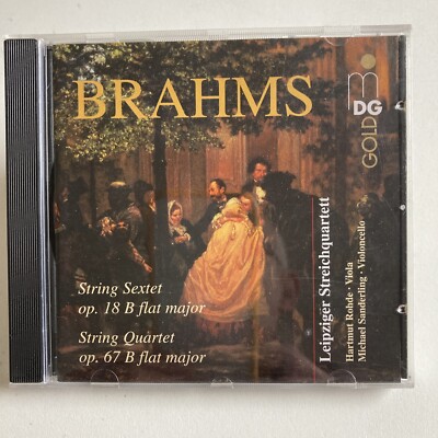 CD Brahms - String Sextet op.18/String Quartet op.67 - Leipziger Streichquartett