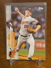2020 Topps Update Series Base # U-206 - Asher Wojciechowski - Baltimore Orioles