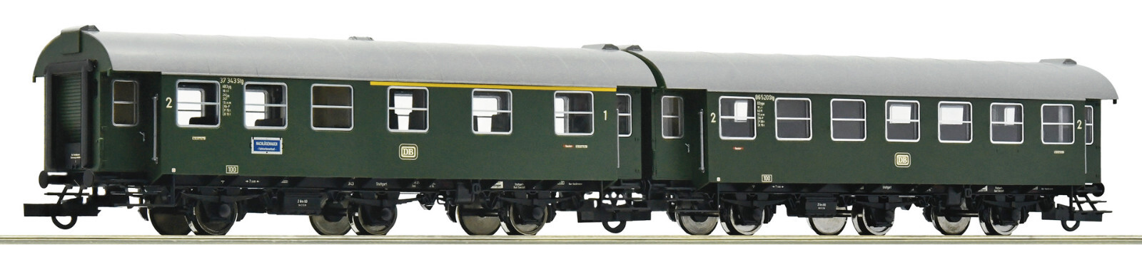 Roco 6200038 2tlg. Set Nr. 1 Umbauwagen 1./2. Kl. und 2. Kl., Ep. IV NEU + OVP