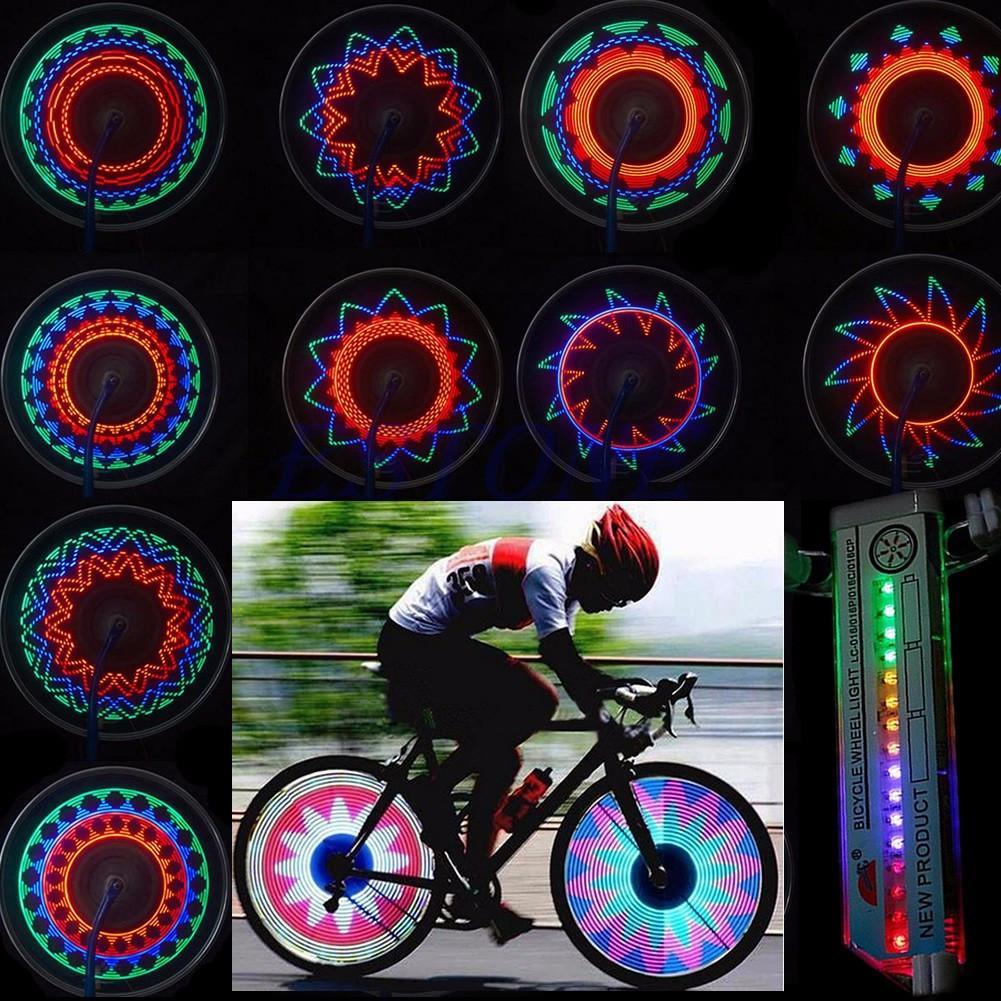 16 LED Bike Light Car Motorcycle Cycling Bicycle Tire Wheel Valve Flashing Spoke