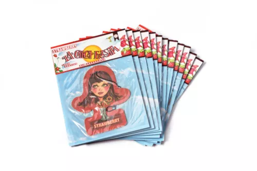 12pack BODYs LA CHICA FRESITA  Air Freshener Aromatizante Strawberry