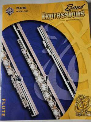 Band Expressions Book 1 Flute Warner Bros Publications EMCB1002CD Cd Disc Includ