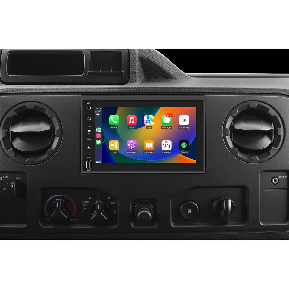 7"  For Ford E-350 Super Ford  Duty E-250 2011-2014 Car Radio Android 13 Carplay Foto 3 de 4