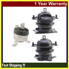 Front, Rear & Right Hydraulic Engine Mount For Acura MDX Honda Pilot 3.5 Set