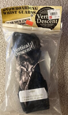 Vintage Wrist Guards for Snowboarding, Skiing, Skateboarding Large USA New
