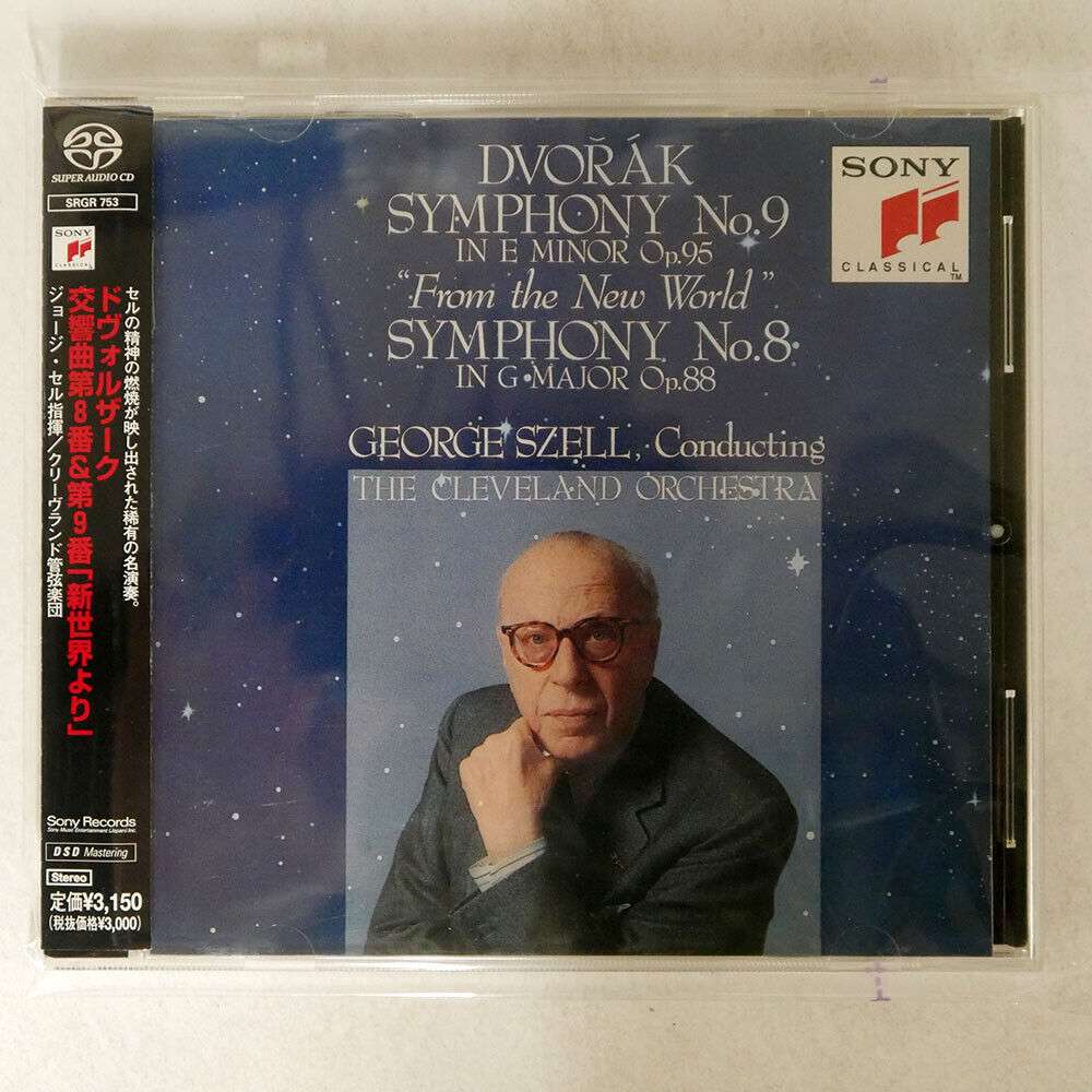 SZELL SYMPHONIES NO. 9  SONY SRGR753 JAPAN OBI SACD SACD, NOT AUDIOCD COMPATIBLE