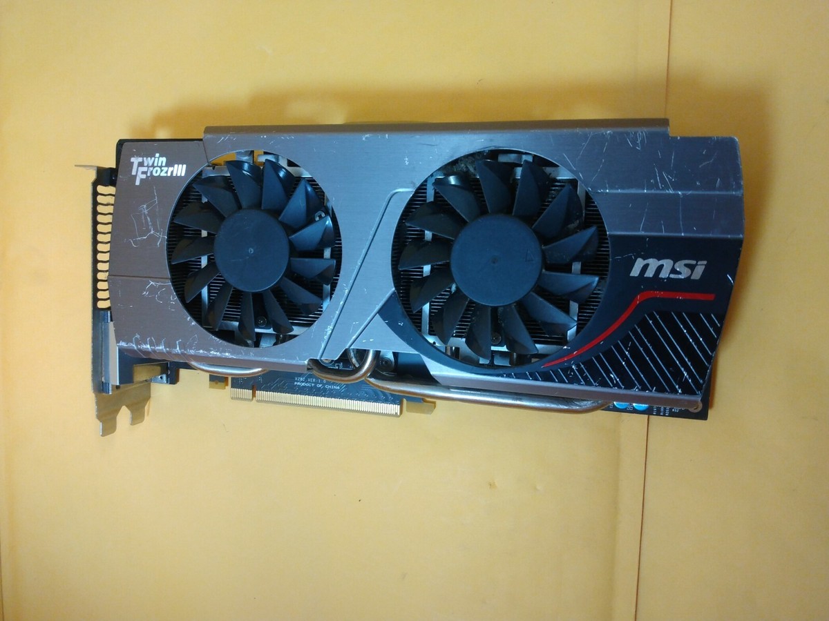 MSI Nvidia 680GTX Twin Frozr iii 2GD5/OC GPU video card PCI