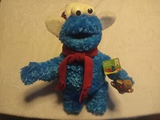 Gund Sesame Street Cookie Monster Plush Toy 45516 Winter Gingerbread 2005 NWT