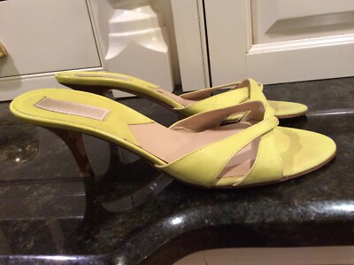yellow heels size 9