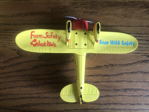 VINTAGE AIRPLANE BANK NIB FARM SAFETY FOR KIDS LIMITED EDITION 1994 RARE HTF - Picture 7 of 12