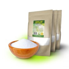 3kg Xylit Birkenzucker | 3 x 1kg Beutel | 40% weniger Kalorien | zahnfreundlich