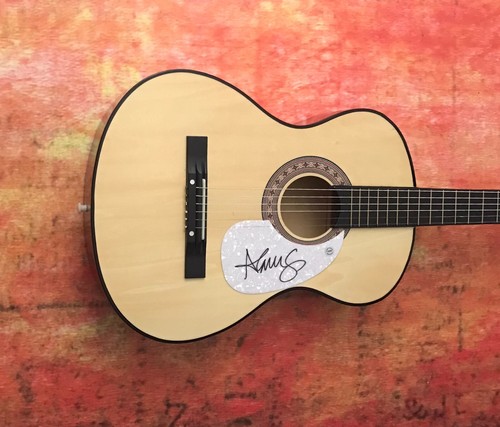 GFA Twenty Something Alana Springsteen Signé Acoustique Guitare COA - Photo 3 sur 7