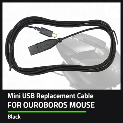 Razer Mini USB Replacement Cable for Ouroboros Gaming Mouse | OEM