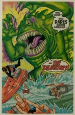 Barrachus the Kalinator Comic Panel Poster Art Splash Page X-Force Monster