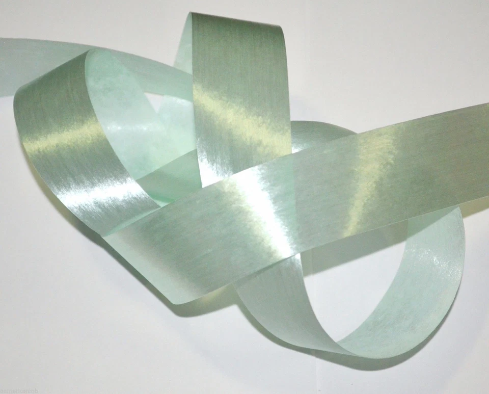 100-250 Yards Sasheen 3M Satiny 5/8 7/8 1-1/4 Ribbon Wedding Green Silver Pewter - Image 3 of 4