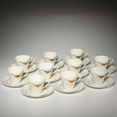 Rosenthal Germany Medley Porcelain Teacups and Saucers Set of 10