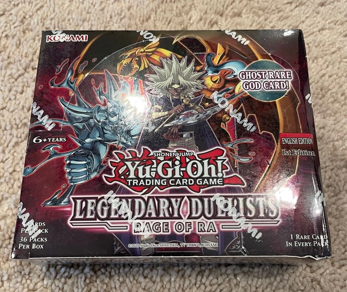 legendary duelists rage of ra booster box card list YuGiOh Trading Game [36 Packs] : Toys & Games Opening My Legendary Duelists Rage