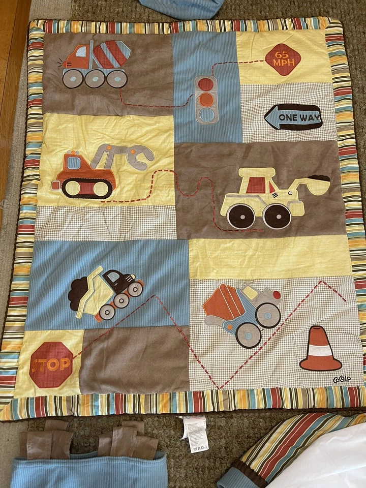 Cocalo婴儿建筑婴儿床儿童房床上用品套装4件套详情阅读 — 第 2/4 张图片