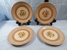 Set of 4 Johnson Brothers Old Granite FRUIT SAMPLER Bread & Butter Plates