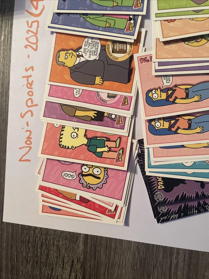 Lote de 60 tarjetas The Simpsons Mania 2001 Inkworks Bart+++ Foto 2 de 4