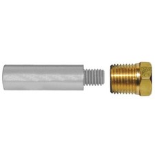 E5 Motor Pencil Zinc Anode 3/4" Npt X 3 5/8" Long with Brass Cap Dealer Direct