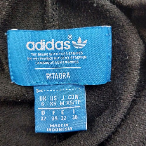 Adidas Rita Ora Womens Trefoil Tracksuit Jogging Bottoms Gym / Size 6 UK /Black - Picture 9 of 11