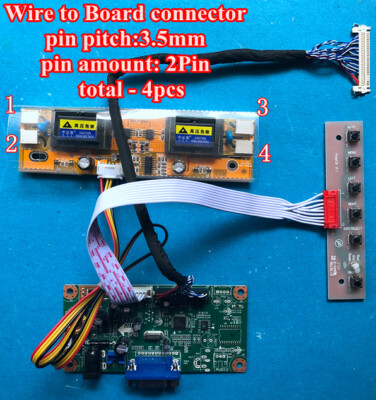 VGA Controller Board for 17'' 1280x1024 LCD Screen M170EG01 V.A V.B V.C V.D