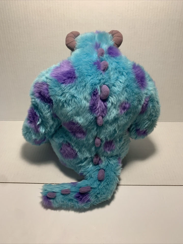 Disney Pixar Monsters Inc Sulley Peluche Juguete Suave Azul Púrpura Muñeca Sullivan 16” Foto 3 de 4