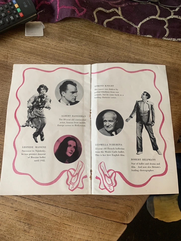 Red Shoes Programme 1948 VERY RARE FIND ANOTHER ONE ?? FREE P&P - Image 3 of 4