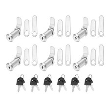 6 Pack gleichschlie&szlig;ende Schrankschl&ouml;sser mit Schl&uuml;ssel 1-1/2" f&uuml;r RV-Schubladen