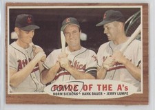 1962 Topps Pride of the A's Norm Siebern Hank Bauer Jerry Lumpe #127 s7f