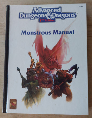 Advanced Dungeons & Dragons 2nd Edition - Monstrous Manual Topp!