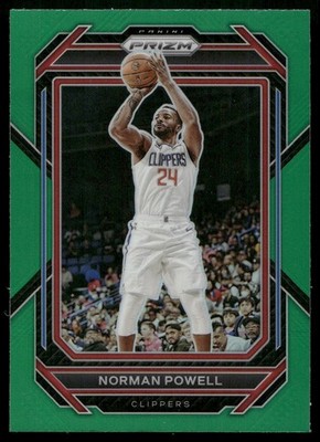 Norman Powell - 2022-23 Panini Prizm Basketball - Green Prizm #132