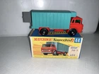 MATCHBOX SERIES No44 REFRIGERATOR TRUCK MADE IN ENGLAND BY LESNEY W/ORIGINAL BOX