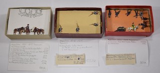 151x Flachfiguren NAPOLEON 1800 1815 Franzosen & Preußen Zinnfiguren Konvolut